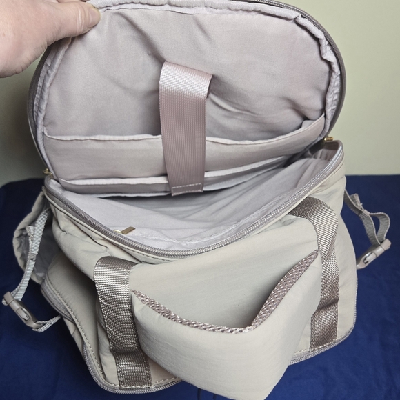 Isaac Mizrahi On The Go Essentials Backpack, Light Purple With Gold Accents main image 5